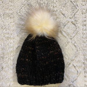 Hand Knit Toque with Pom Pom
